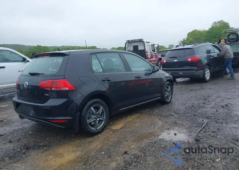 2015 Volkswagen Golf Tsi Sel 4-Door из США, поврежденный, VIN 3VW217AUXFM027743